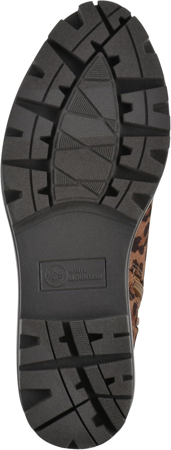 imageWhite Mountain Womens Tariq Lug Sole LaceUp BootieBrown Leopard
