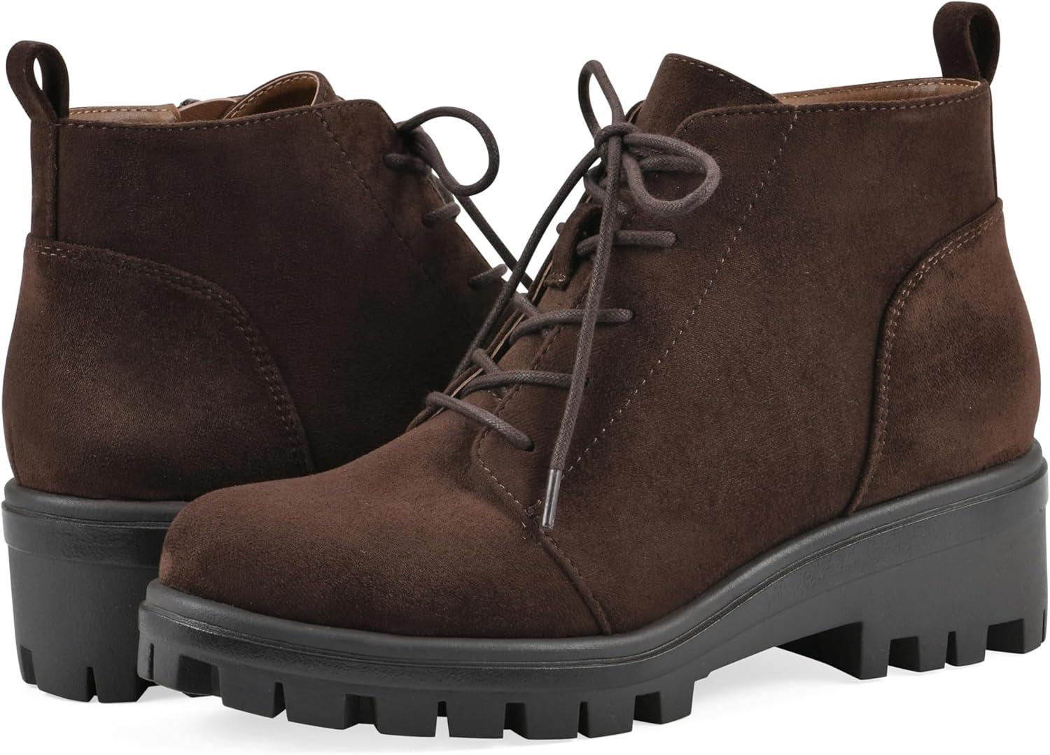 imageWhite Mountain Womens Tariq Lug Sole LaceUp BootieCoco Brown