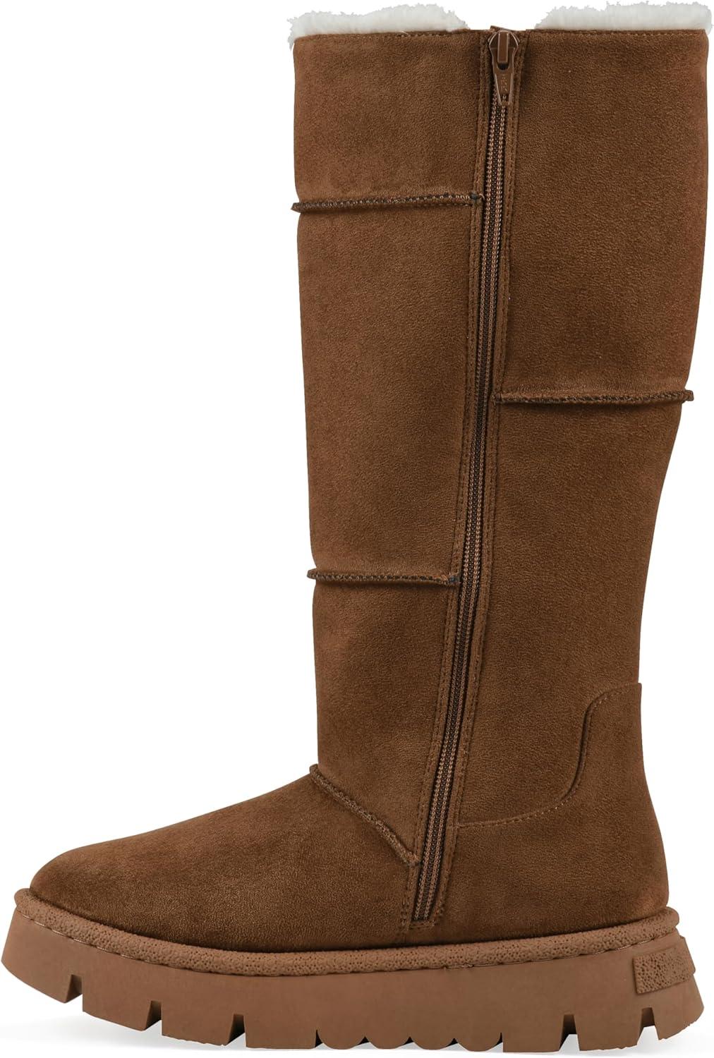 imageWhite Mountain Womens Tru Lined Platform Tall Shaft BootChestnut