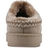 imageWHITE MOUNTAIN Womens Icebin Faux Fur Slipper ClogDkbeigeFabric