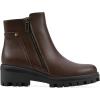 imageWhite Mountain Womens Tahj Lug Sole BootieMocha Faux Leather