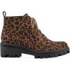imageWhite Mountain Womens Tariq Lug Sole LaceUp BootieBrown Leopard