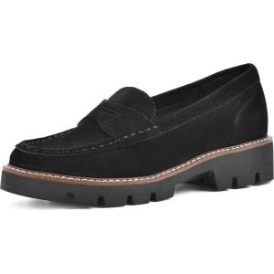imageWHITE MOUNTAIN Womens Gunner Penny LoaferBlackSuede