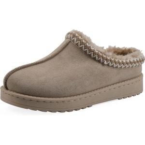 imageWHITE MOUNTAIN Womens Icebin Faux Fur Slipper ClogDkbeigeFabric