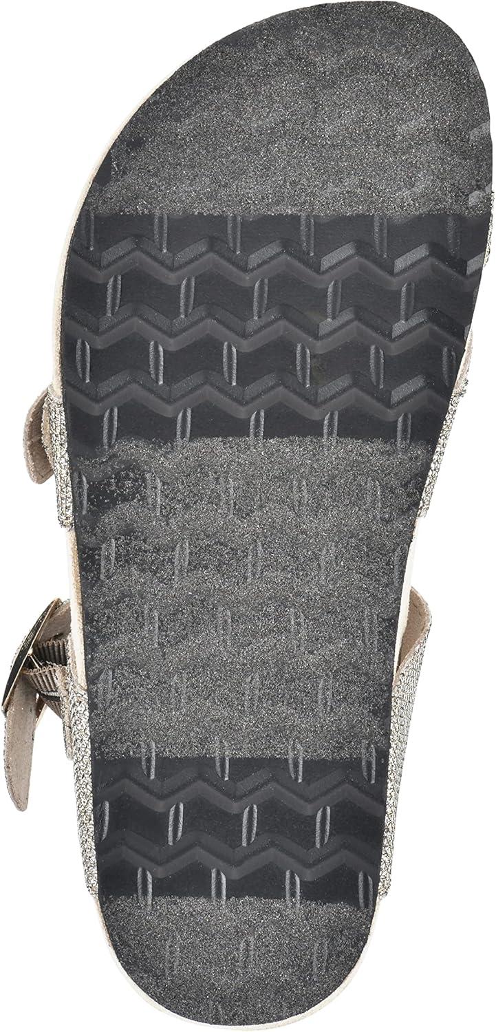 imageWHITE MOUNTAIN Gracie Signature ComfortMolded Footbed SandalGoldGlitterFab