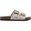 imageWHITE MOUNTAIN Girls Helga Slide SandalWhiteMulti FloralLeather