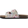 imageWHITE MOUNTAIN Girls Helga Slide SandalWhiteMulti FloralLeather
