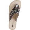 imageWHITE MOUNTAIN Womens Beachball Espadrille Wedge SandalBlack Floral