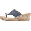 imageWHITE MOUNTAIN Womens Beachball Espadrille Wedge SandalDenimblueFab