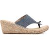 imageWHITE MOUNTAIN Womens Beachball Espadrille Wedge SandalDenimblueFab