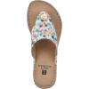 imageWHITE MOUNTAIN Womens Beachball Espadrille Wedge SandalWhiteMultiFloralFab