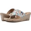 imageWHITE MOUNTAIN Womens Beachball Espadrille Wedge SandalWhiteMultiFloralFab