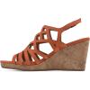 imageWHITE MOUNTAIN Womens Flaming Wedge SandalAperol SpritzFabric