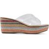 imageWHITE MOUNTAIN Womens Samwell Platform Wedge SandalClearSmooth