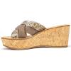 imageWHITE MOUNTAIN Womens Samwell Platform Wedge SandalTaupe