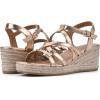 imageWHITE MOUNTAIN Womens Swayze Platform SandalRosegoldSmooth