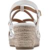imageWHITE MOUNTAIN Womens Swayze Platform SandalWhiteBurnSmooth