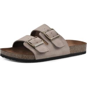 imageWHITE MOUNTAIN Girls Helga Slide SandalLttaupeSuede