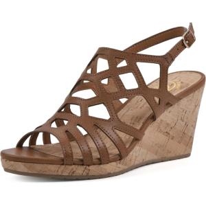 imageWHITE MOUNTAIN Womens Flaming Wedge SandalWhiteBurnSmooth