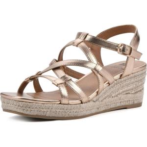 imageWHITE MOUNTAIN Womens Swayze Platform SandalRosegoldSmooth