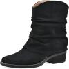 imageWhite Mountain Womens Alden Western Mid Shaft BootieBlack Fabric