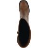 imageWhite Mountain Womens Mackle Block Heel Tall Shaft BootDark Natural Smooth