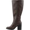 imageWhite Mountain Womens Mackle Block Heel Tall Shaft BootMocha Smooth