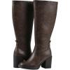 imageWhite Mountain Womens Mackle Block Heel Tall Shaft BootMocha Smooth