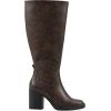 imageWhite Mountain Womens Mackle Block Heel Tall Shaft BootMocha Smooth