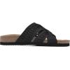 imageWHITE MOUNTAIN Womens Harding Footbed SandalBlackLeather