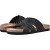 imageWHITE MOUNTAIN Womens Harding Footbed SandalBlackLeather