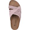 imageWHITE MOUNTAIN Womens Harding Footbed SandalBlush PinkSuede