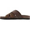 imageWHITE MOUNTAIN Womens Harding Footbed SandalBrownLeather