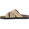 imageWHITE MOUNTAIN Womens Harding Footbed SandalButter CreamSuede