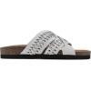 imageWHITE MOUNTAIN Womens Harding Footbed SandalWhiteLeather