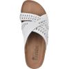 imageWHITE MOUNTAIN Womens Harding Footbed SandalWhiteLeather