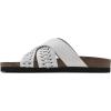 imageWHITE MOUNTAIN Womens Harding Footbed SandalWhiteLeather