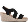imageWHITE MOUNTAIN Womens Yanda Espadrille Platform SandalBlackFabric