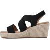 imageWHITE MOUNTAIN Womens Yanda Espadrille Platform SandalBlackFabric