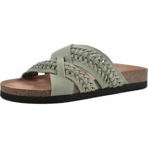 imageWHITE MOUNTAIN Womens Harding Footbed SandalSage GreenSuede