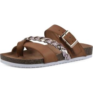 imageWhite Mountain Kids Girls Gramma Braided SandalDktanMultiSmooth