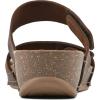 imageWHITE MOUNTAIN Womens Fervent Wedge SandalBrownLeather