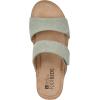 imageWHITE MOUNTAIN Womens Fervent Wedge SandalSage GreenSuede