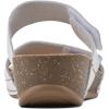 imageWHITE MOUNTAIN Womens Fervent Wedge SandalWhiteLeather
