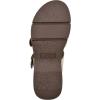 imageWHITE MOUNTAIN Womens Lefter Low Platform SandalAntgoldLea WBrown Sole