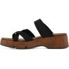 imageWHITE MOUNTAIN Womens Lefter Low Platform SandalBlackNubuck