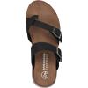 imageWHITE MOUNTAIN Womens Lefter Low Platform SandalBlackNubuck