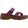 imageWHITE MOUNTAIN Womens Lefter Low Platform SandalPurple RainSuede
