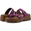 imageWHITE MOUNTAIN Womens Lefter Low Platform SandalPurple RainSuede