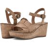 imageWHITE MOUNTAIN Womens Simple Wedge SandalCorkNatural